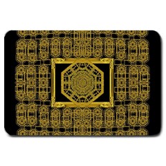 Beautiful Stars Would Be In Gold Frames Large Doormat  by pepitasart