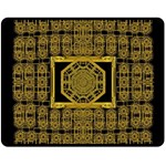 Beautiful Stars Would Be In Gold Frames Double Sided Fleece Blanket (Medium)  58.8 x47.4  Blanket Front