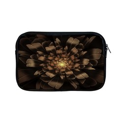 Fractal Flower Floral Bloom Brown Apple Macbook Pro 13  Zipper Case by Celenk