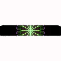 Fractal Purple Lime Pattern Small Bar Mats by Celenk