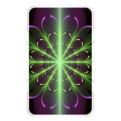 Fractal Purple Lime Pattern Memory Card Reader by Celenk