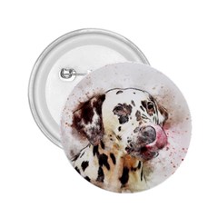 Dog Portrait Pet Art Abstract 2 25  Buttons by Celenk