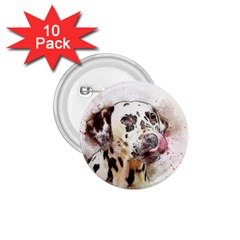 Dog Portrait Pet Art Abstract 1 75  Buttons (10 Pack) by Celenk