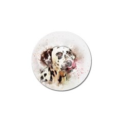 Dog Portrait Pet Art Abstract Golf Ball Marker (10 Pack) by Celenk