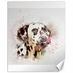 Dog Portrait Pet Art Abstract Canvas 16  X 20   by Celenk