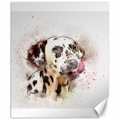 Dog Portrait Pet Art Abstract Canvas 20  X 24   by Celenk