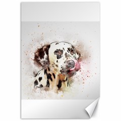 Dog Portrait Pet Art Abstract Canvas 20  X 30   by Celenk