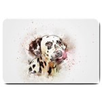 Dog Portrait Pet Art Abstract Large Doormat  30 x20  Door Mat