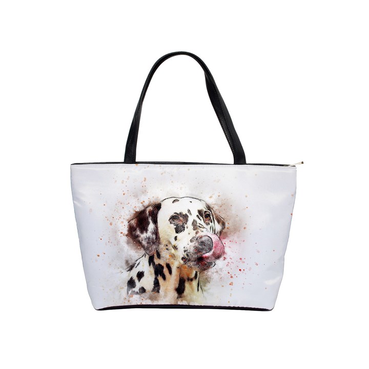 Dog Portrait Pet Art Abstract Shoulder Handbags