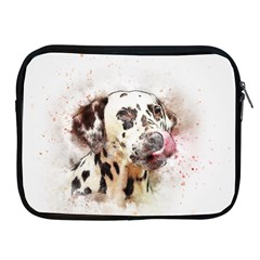 Dog Portrait Pet Art Abstract Apple Ipad 2/3/4 Zipper Cases