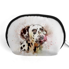 Dog Portrait Pet Art Abstract Accessory Pouches (medium)  by Celenk