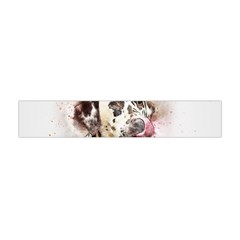 Dog Portrait Pet Art Abstract Flano Scarf (mini) by Celenk