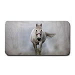 Horse Mammal White Horse Animal Medium Bar Mats 16 x8.5  Bar Mat