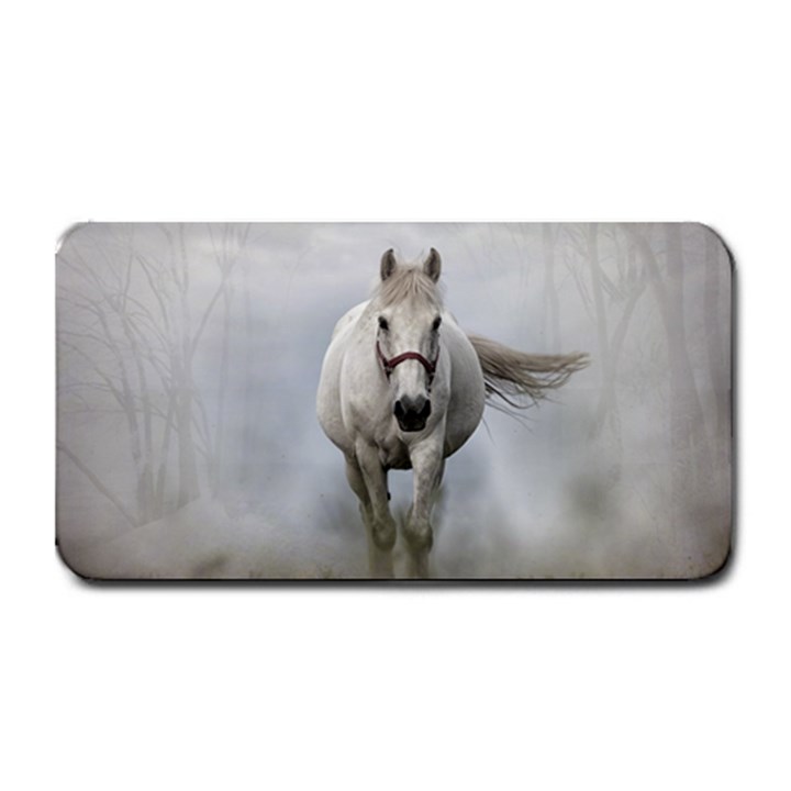 Horse Mammal White Horse Animal Medium Bar Mats