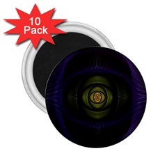 Fractal Blue Eye Fantasy 3d 2 25  Magnets (10 Pack) 