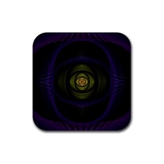 Fractal Blue Eye Fantasy 3d Rubber Coaster (square)  by Celenk