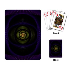 Fractal Blue Eye Fantasy 3d Playing Card by Celenk