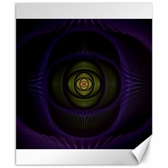 Fractal Blue Eye Fantasy 3d Canvas 8  X 10  by Celenk