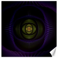 Fractal Blue Eye Fantasy 3d Canvas 12  X 12   by Celenk