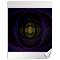 Fractal Blue Eye Fantasy 3d Canvas 18  X 24   by Celenk