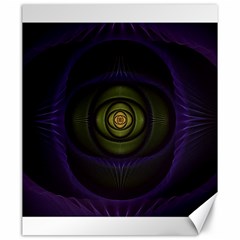 Fractal Blue Eye Fantasy 3d Canvas 20  X 24   by Celenk