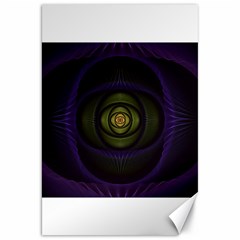 Fractal Blue Eye Fantasy 3d Canvas 20  X 30   by Celenk