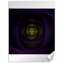 Fractal Blue Eye Fantasy 3d Canvas 36  X 48   by Celenk