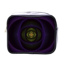 Fractal Blue Eye Fantasy 3d Mini Toiletries Bags by Celenk