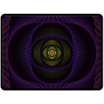 Fractal Blue Eye Fantasy 3d Fleece Blanket (Large)  80 x60  Blanket Front