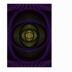 Fractal Blue Eye Fantasy 3d Large Garden Flag (two Sides) by Celenk