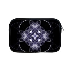 Fractal Blue Denim Stained Glass Apple Macbook Pro 13  Zipper Case by Celenk