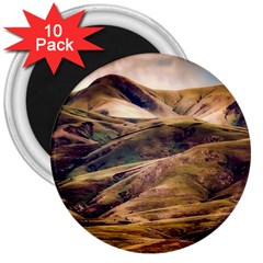 Iceland Mountains Sky Clouds 3  Magnets (10 Pack)  by Celenk