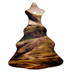 Iceland Mountains Sky Clouds Ornament (christmas Tree) 