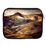 Iceland Mountains Sky Clouds Apple iPad 2/3/4 Zipper Cases Front