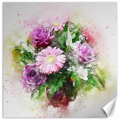 Flowers Roses Bouquet Art Nature Canvas 20  X 20   by Celenk