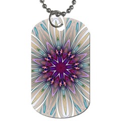 Mandala Kaleidoscope Ornament Dog Tag (one Side)