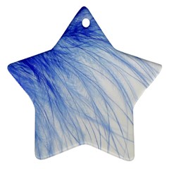 Spring Blue Colored Ornament (star) by Celenk