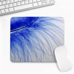 Spring Blue Colored Large Mousepads by Celenk