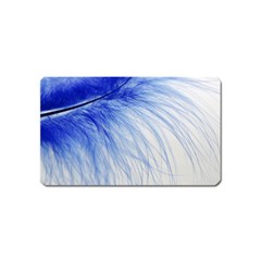 Spring Blue Colored Magnet (name Card) by Celenk