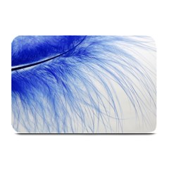 Spring Blue Colored Plate Mats by Celenk