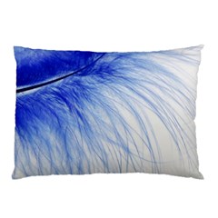 Spring Blue Colored Pillow Case by Celenk