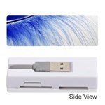 Spring Blue Colored Memory Card Reader (Stick)  Front