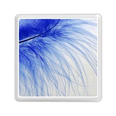 Spring Blue Colored Memory Card Reader (square)  by Celenk