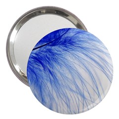 Spring Blue Colored 3  Handbag Mirrors by Celenk