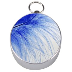 Spring Blue Colored Silver Compasses by Celenk