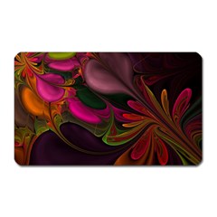 Fractal Abstract Colorful Floral Magnet (rectangular) by Celenk