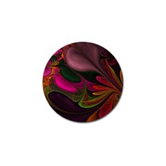 Fractal Abstract Colorful Floral Golf Ball Marker (10 Pack) by Celenk