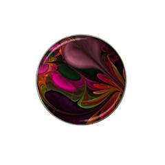 Fractal Abstract Colorful Floral Hat Clip Ball Marker (4 Pack) by Celenk