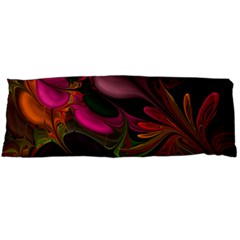 Fractal Abstract Colorful Floral Body Pillow Case (dakimakura) by Celenk