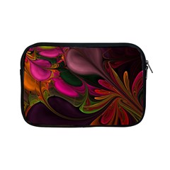 Fractal Abstract Colorful Floral Apple Ipad Mini Zipper Cases by Celenk